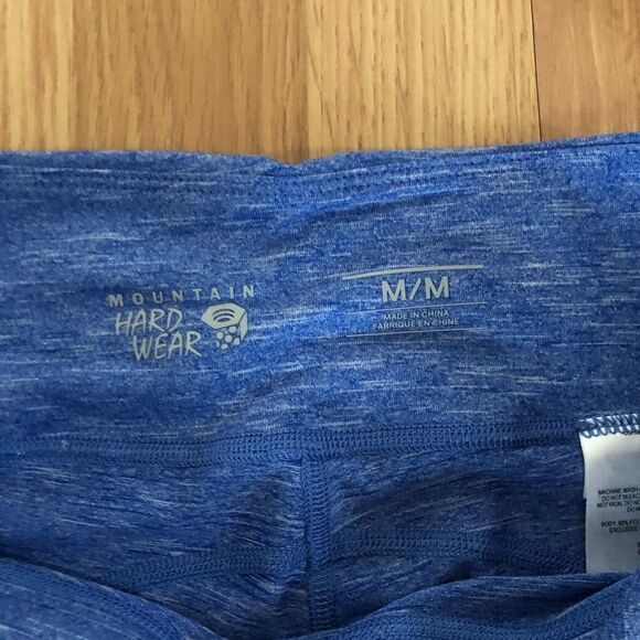 MOUNTAIN HARDWEAR Heather Blue Capri Leggings - Picture 2 of 7